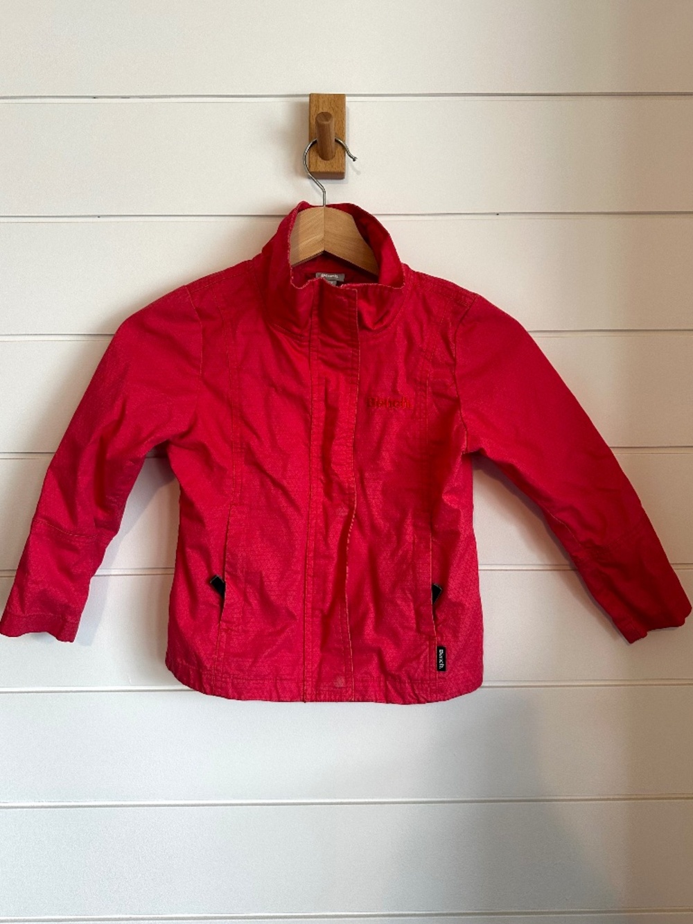 Bench Girls Size 6 Raspberry Pink Lightweight Cotton Jacket